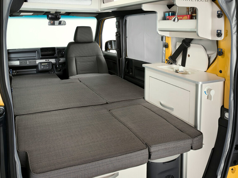 ホワイトハウス N-VAN Compo Pop Cabin ベッド