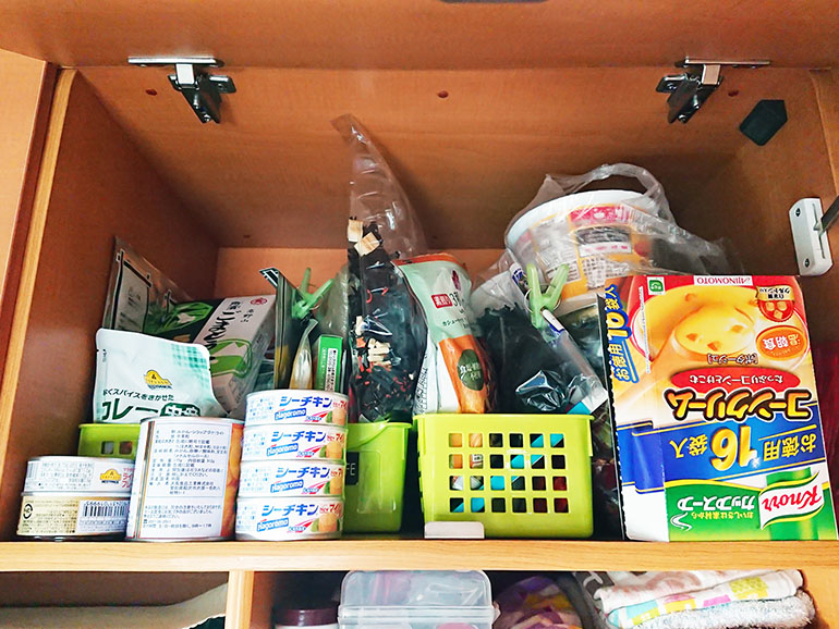 収納 食品