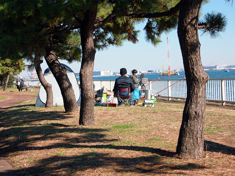 暁ふ頭公園 バーベキュー