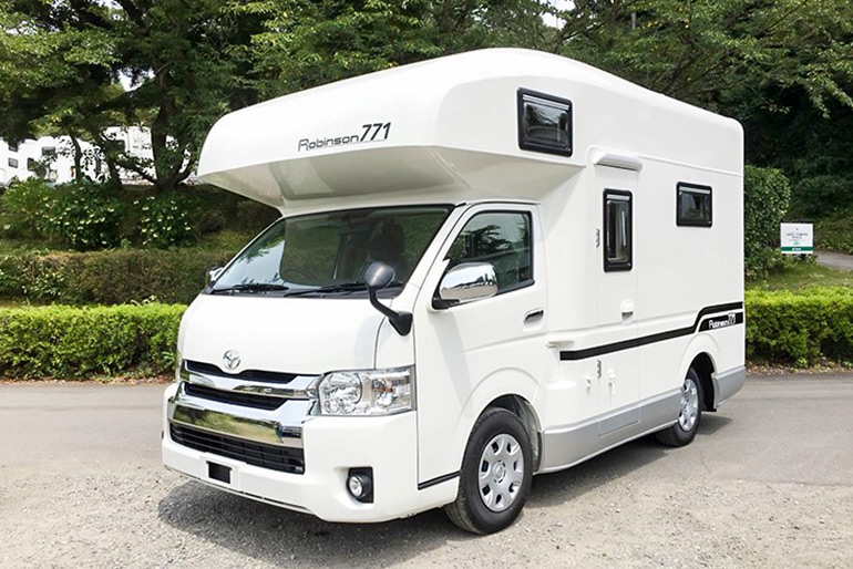 防災キャンピングカー、CRCオリジナル車両『ロビンソン 771』外装