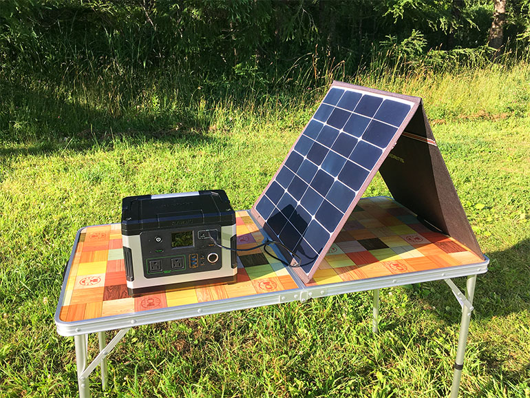 ソーラーパネル suaokiの100W