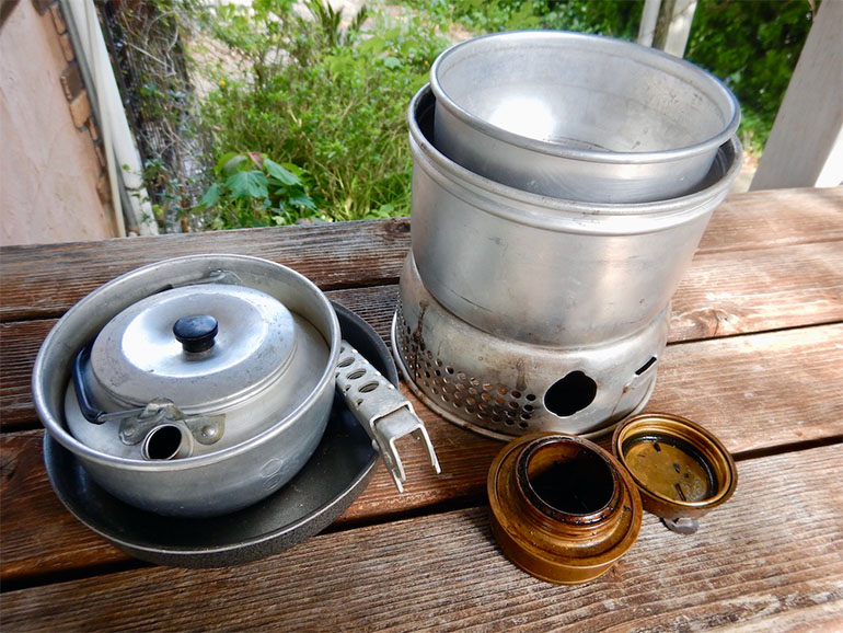 トランギア「アルコールバーナーのクッカーセット」